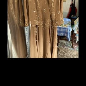 Beautiful Brown Sparkle mid length dress